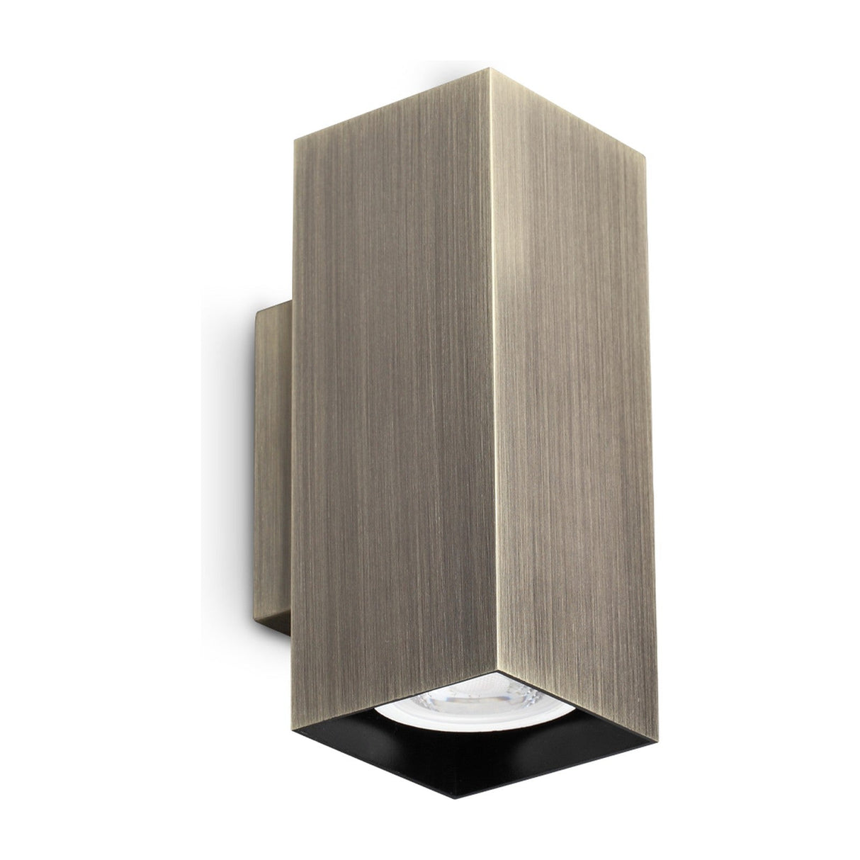 Look Square Wall Light 150mm - Burnished