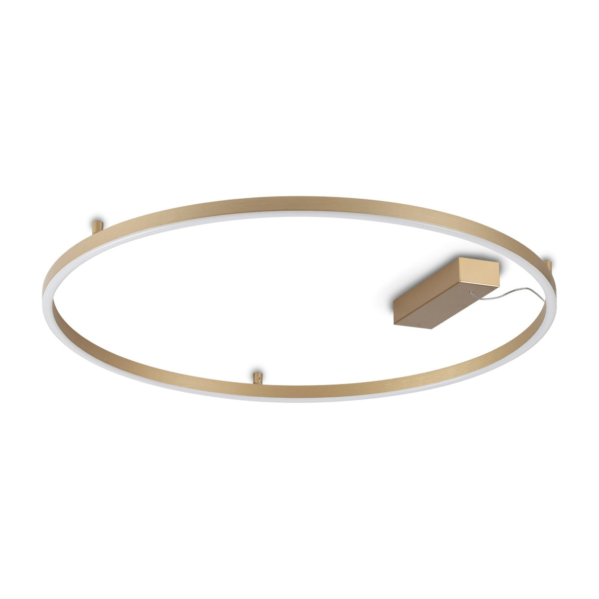 Oracle Slim Flush Ceiling Light 700mm 3000K - Brass