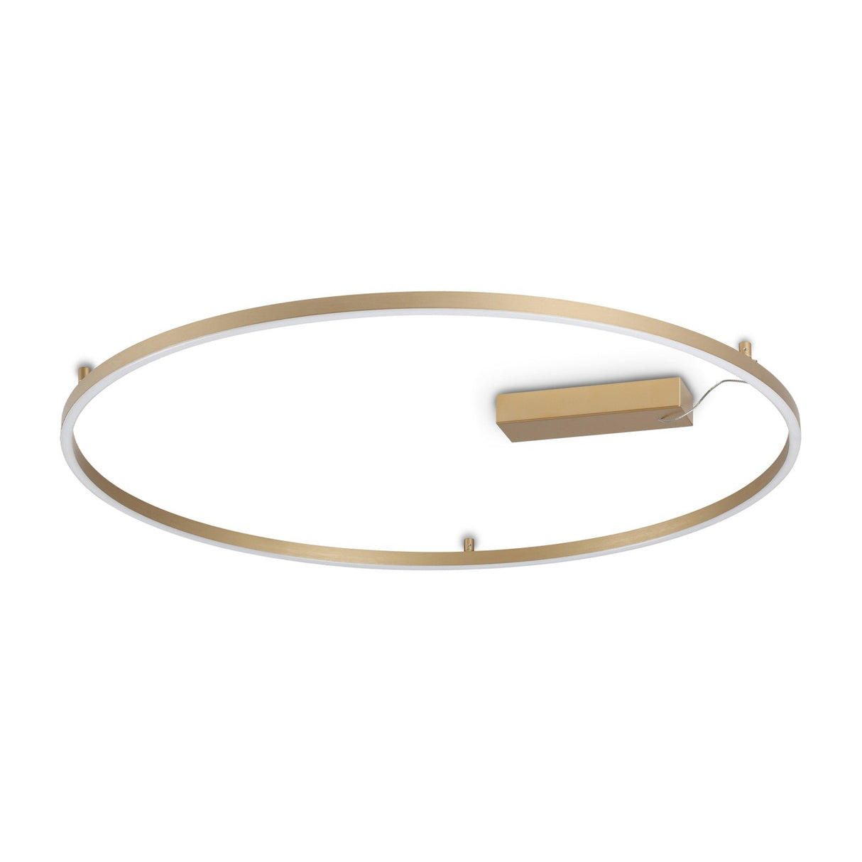 Oracle Slim Flush Ceiling Light 900mm 3000K - Brass