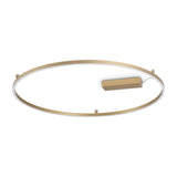 Oracle Slim Flush Ceiling Light 900mm 3000K - Brass