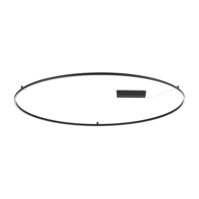 Oracle Slim Flush Ceiling Light 1500mm 3000K - Black
