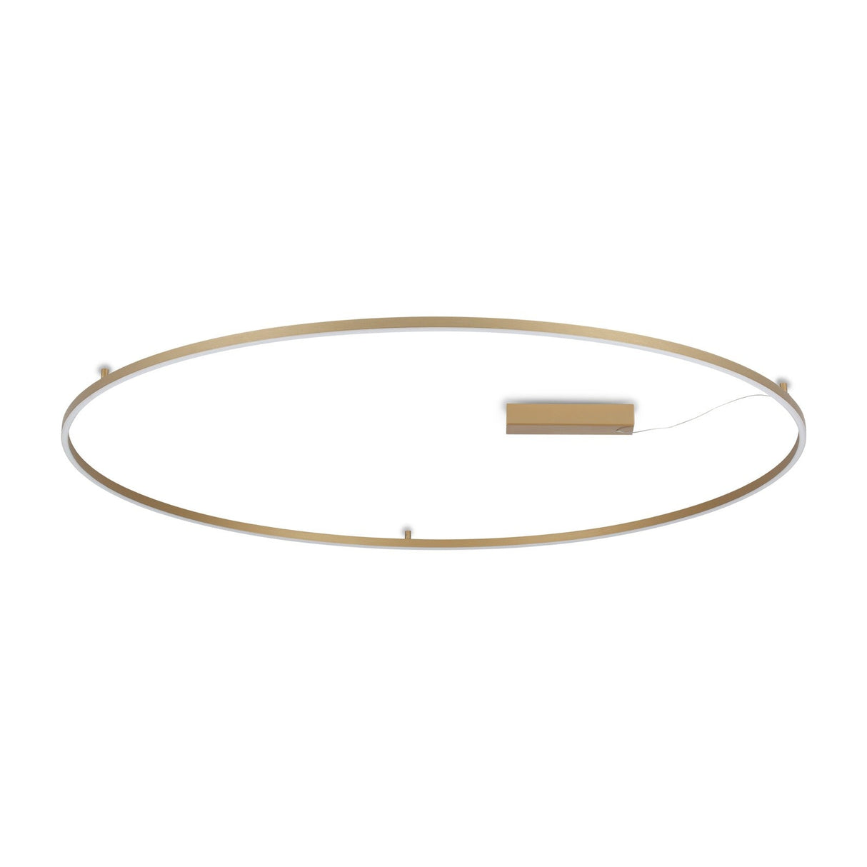 Oracle Slim Flush Ceiling Light 1500mm 3000K - Brass