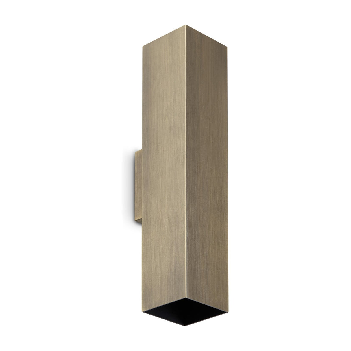 Look Square Wall Light 300mm - Burnished