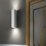 Look Square Wall Light 300mm - Brass in situ