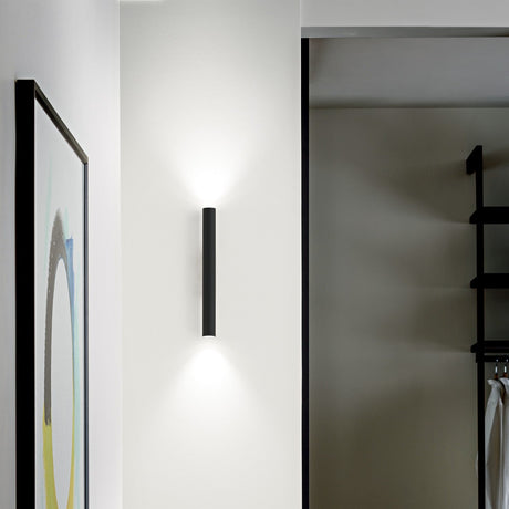 Look Round Wall Light 300mm - White in situ