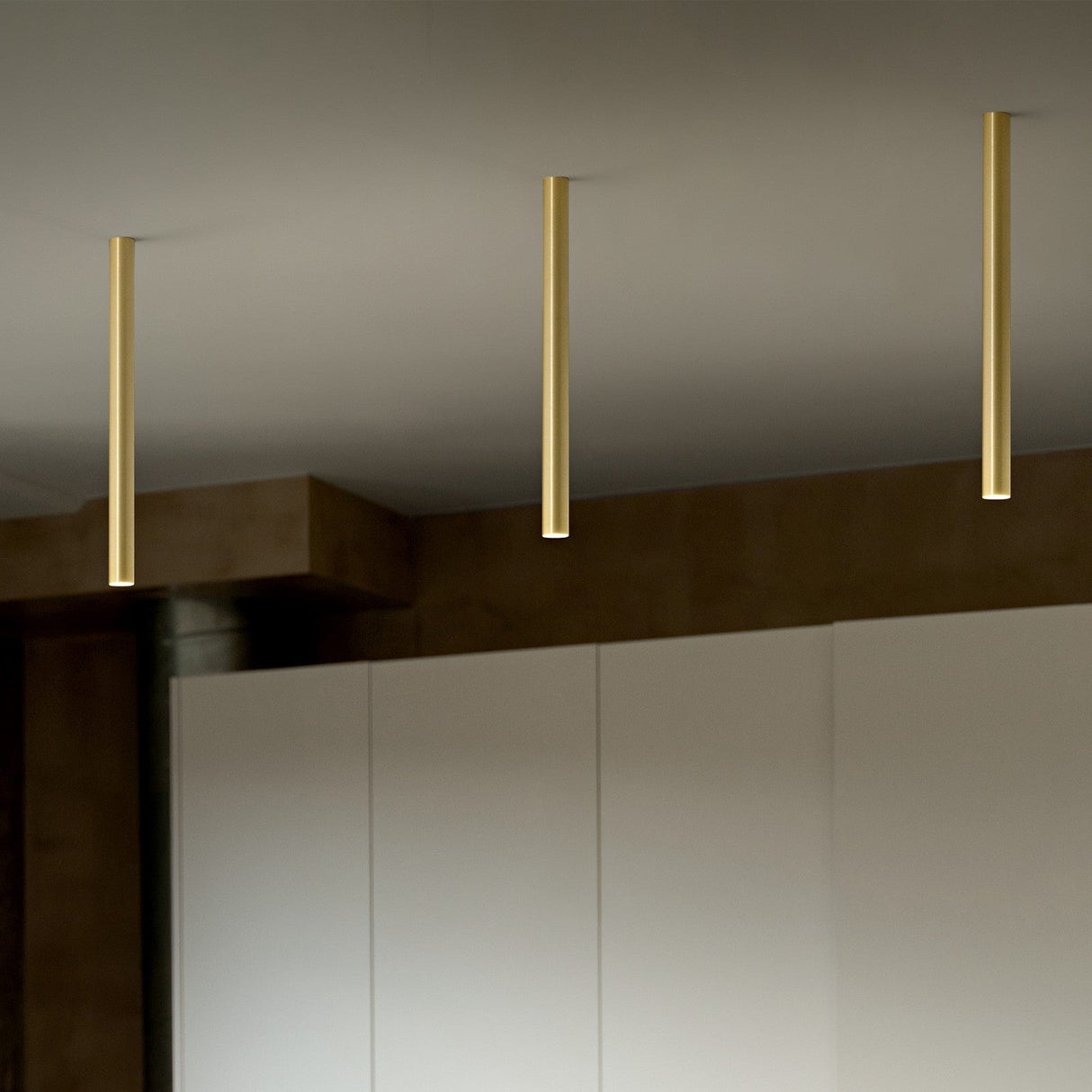 Look Round Ceiling Light 200mm - White in situ