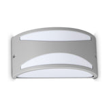 Rex Slotted Outdoor Wall Light - Grey