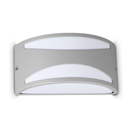 Rex Slotted Outdoor Wall Light - Grey