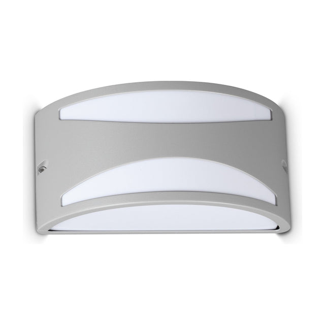 Rex Slotted Outdoor Wall Light - Grey