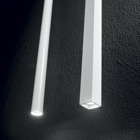 Look Square Pendant Light 400mm - Brass in situ