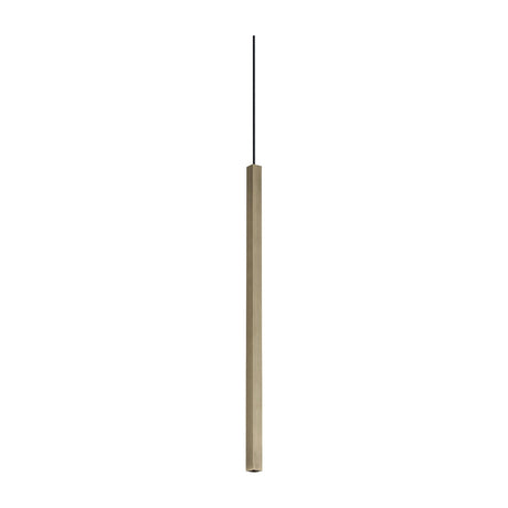 Look Square Pendant Light 400mm - Brass