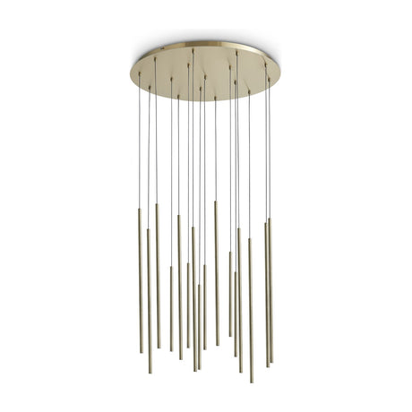 Look Cluster Pendant Light - Brass (16 Light)