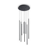 Look Cluster Pendant Light - Black (8 Light)