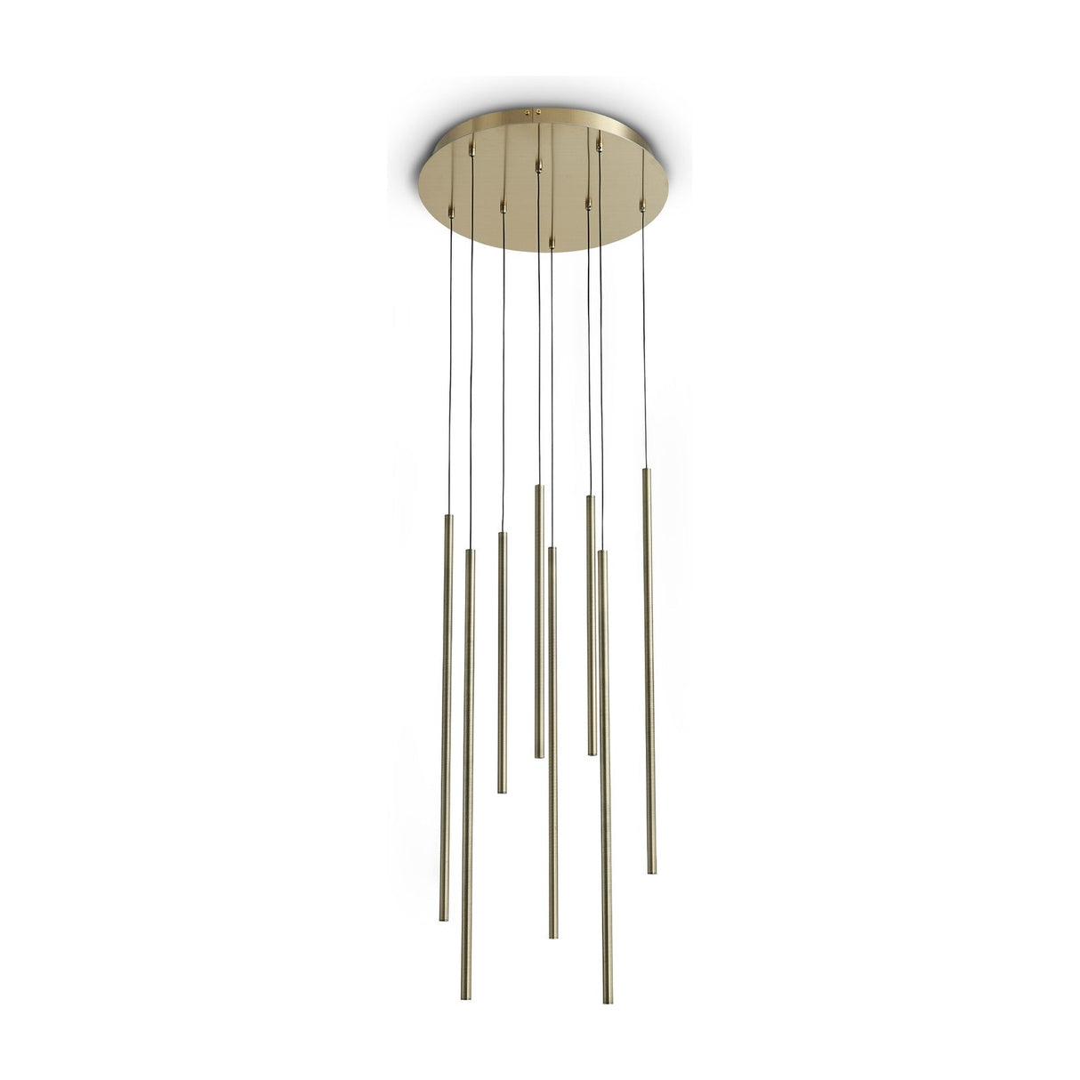 Look Cluster Pendant Light - Brass (8 Light)