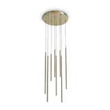 Look Cluster Pendant Light - Brass (8 Light)