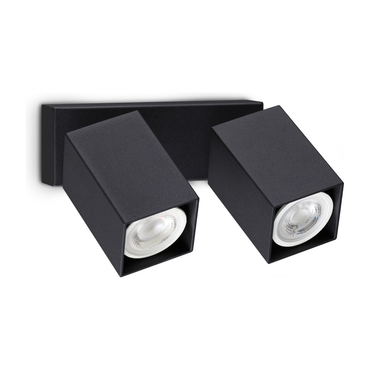 Dynamite Square Twin Spotlight - Black