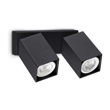 Dynamite Square Twin Spotlight - Black