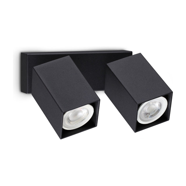 Dynamite Square Twin Spotlight - Black