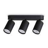 Dynamite Round Triple Spotlight - Black