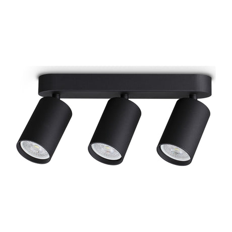 Dynamite Round Triple Spotlight - Black