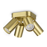 Dynamite Round Quad Spotlight - Brass