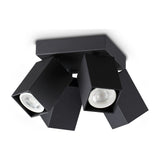 Dynamite Square Quad Spotlight - Black