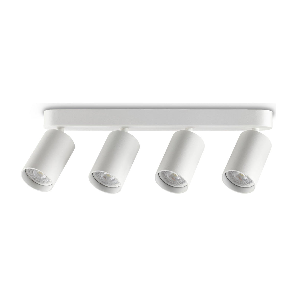 Dynamite Round Quad Spotlight Bar - White