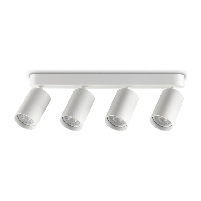 Dynamite Round Quad Spotlight Bar - White
