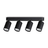 Dynamite Round Quad Spotlight Bar - Black