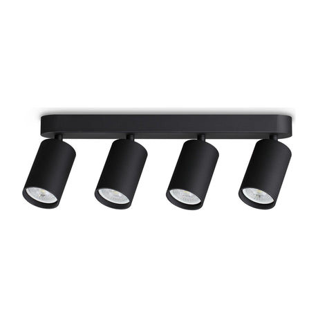 Dynamite Round Quad Spotlight Bar - Black