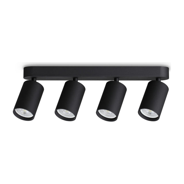 Dynamite Round Quad Spotlight Bar - Black