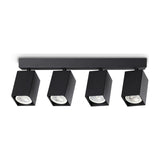 Dynamite Square Quad Spotlight Bar - Black