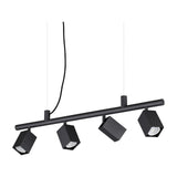Dynamite Square Cluster Pendant Light - Black