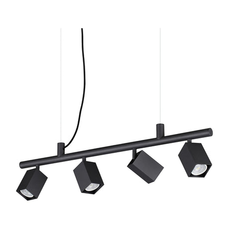 Dynamite Square Cluster Pendant Light - Black