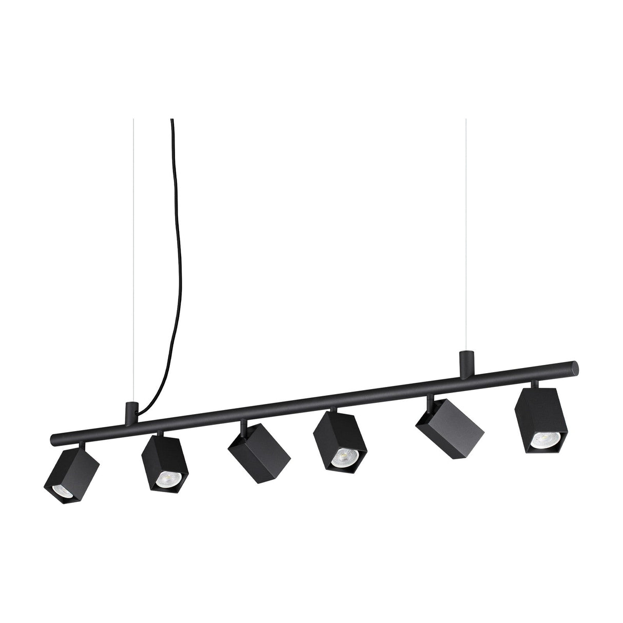 Dynamite 6 Light Chandelier - Black