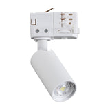 Dynamite 3-Phase Mini Round Track Spotlight - White