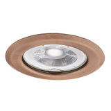 GU10 Recessed Downlight 60mm Cut-out 10W Max IP20 Round - Matte Copper