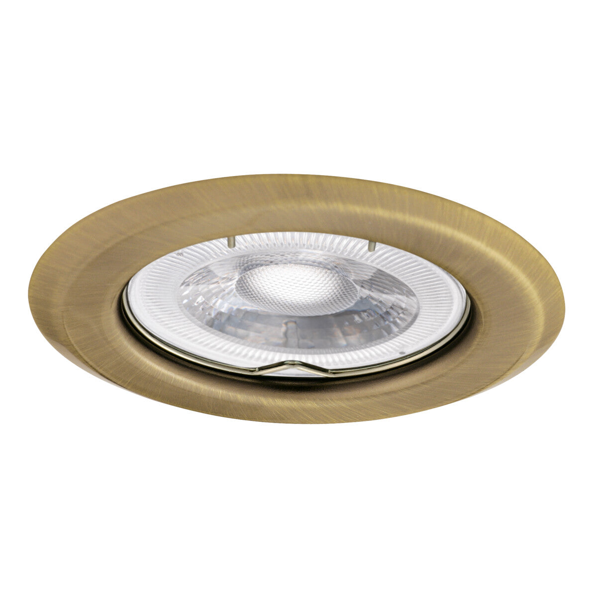 GU10 Recessed Downlight Fixed 60mm Cut-out - Matt Brass