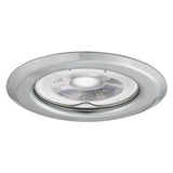 GU10 Recessed Downlight Round 60mm Cut-out 10W Max - Chrome
