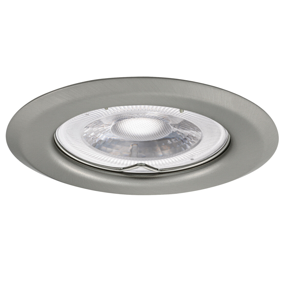 GU10 Recessed Downlight Fixed 60mm Cut-out - Chrome Matte