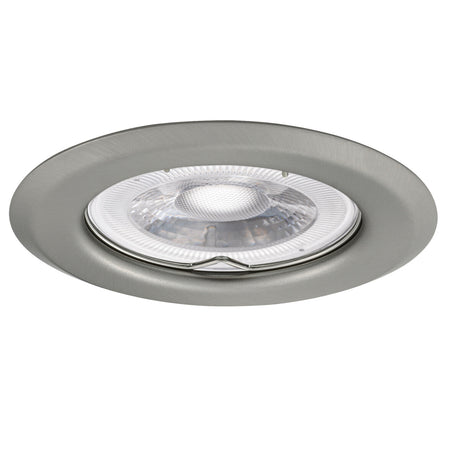 GU10 Recessed Downlight Fixed 60mm Cut-out - Chrome Matte