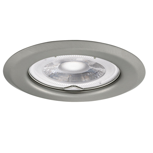 GU10 Recessed Downlight Fixed 60mm Cut-out - Chrome Matte