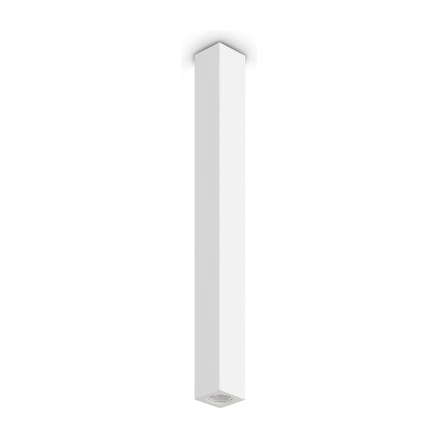 Look Square Ceiling Light 750mm - Plaster