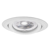 Adjustable GU10 Spotlight 15° 80mm Cut-out 10W Max Round White