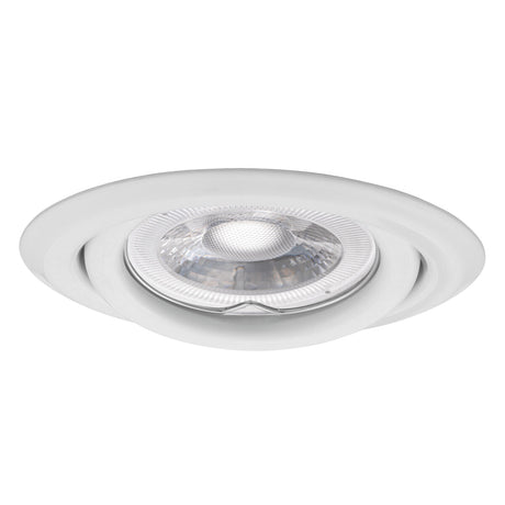 Adjustable GU10 Spotlight 15° 80mm Cut-out 10W Max Round White