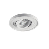 Adjustable GU10 Spotlight 30° Tilt 85mm cut-out White 10W max Round Tiny
