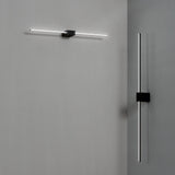 Essence Square Wall Light 750mm - Brass in situ