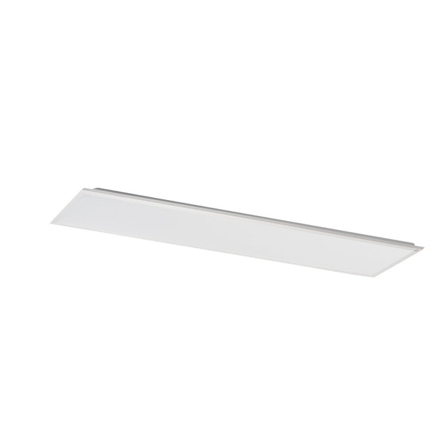 Blingo 1200x300 34W LED Panel Recessed - Mains 90 deg Cool White - White