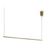 Essence Square Linear Pendant Light - Brass