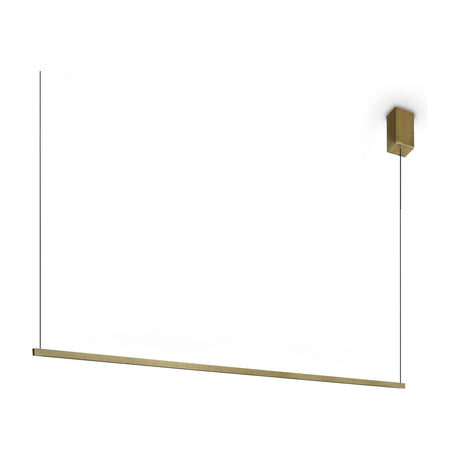 Essence Square Linear Pendant Light - Brass
